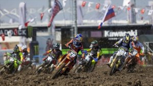 Dünya Motokros Şampiyonası'nı 250 binin üzerinde seyirci izledi