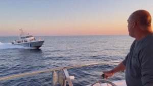 Gökçeada açıklarında Yunan Sahil Güvenliğinden Türk balıkçı teknesine taciz 