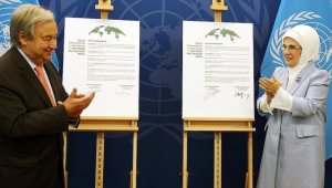 Guterres ve Emine Erdoğan, "Sıfır Atık Projesi" için iyi niyet beyanı imzaladı