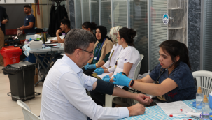 Kayseri Büyükşehir Personelinden Kan Bağışı