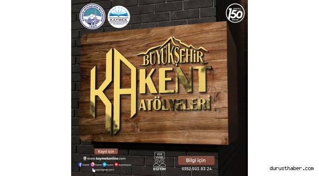 Kayseri'de ‘Kent Atölyesi’ projesi hayata geçiyor