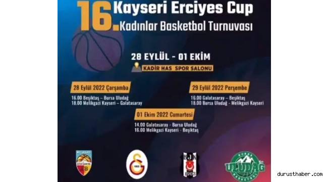 Kayseri Erciyes Cup'ın 16'ncısı 29 Eylül'de başlayacak