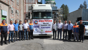 Kayseri Şeker'den Pakistan'daki sel bölgesine yardım