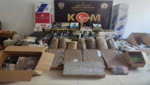 Konya'da 3 bin 503 paket kaçak sigara ele geçirildi