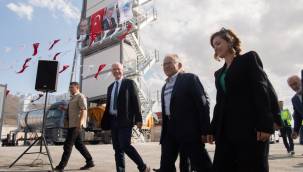 Maden şirketinden Büyükşehir’e, asfalt plenti makinası 