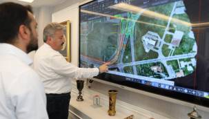 Melikgazi’de trafiği rahatlatacak alternatif yol çalışması