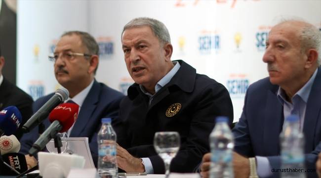 Milli Savunma Bakanı Akar: Irak'ın kuzeyindeki Asos'ta 16 terörist mağarası, sığınağı, sözde komuta yeri vuruldu