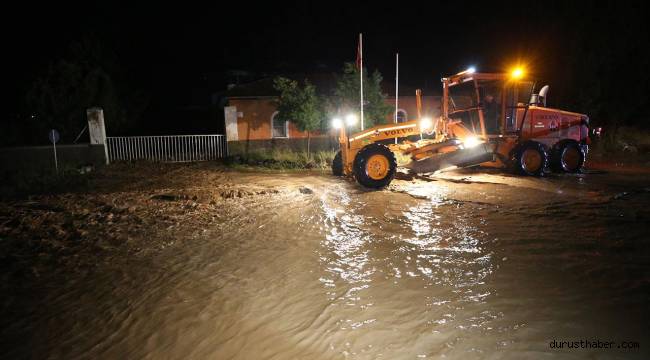 Nevşehir'de sağanak sele yol açtı