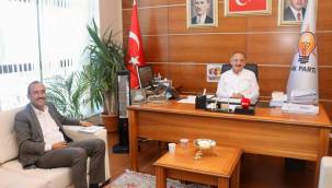Özhaseki, Başkan İlmek ile görüştü