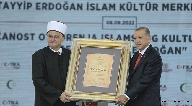 Sisak'ta açılan İslam Kültür Merkezi, Cumhurbaşkanı Recep Tayyip Erdoğan'ın adıyla anılacak