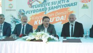 Su Jeti ve Flyboard Şampiyonası Yamula Barajında gerçekleştirilecek