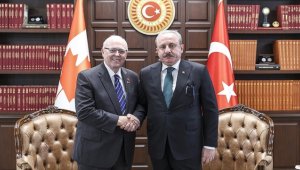 TBMM Başkanı Şentop, Kanada Senatosu Başkanı Furey ile görüştü