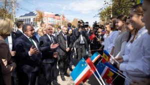 TBMM Başkanı Şentop'a Gagavuzya'da coşkulu karşılama