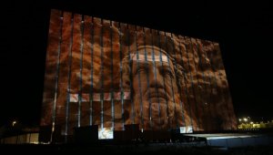 Troya Müzesi'nde '3D Mapping' gösterimi yapıldı