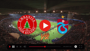 Ümraniyespor Trabzonspor - CANLI İZLE | Ümraniyespor - Trabzonspor maçı hangi kanalda? Saat kaçta?