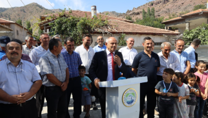 Yahyalı Belediyesi Çavdaruşağı Mahallesindeki hizmetlerin açılışı yapıldı