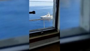 Yunanistan Sahil Güvenlik birimleri Ro-Ro gemisine taciz ateşi açtı 