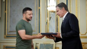 Zelenskiy, ABD Dışişleri Bakanı Blinken ile görüştü 