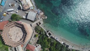 Alanya Kalesi önündeki su altı kazılarında Roma dönemine ait tersane bulundu