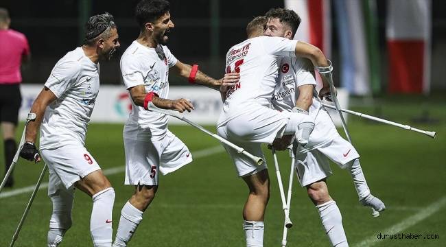 Ampute Futbol Milli Takımı, Liberya'yı 5-0 yendi