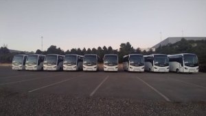 Anadolu Isuzu'dan Fas'a 12 Turkuaz midibüs teslimatı