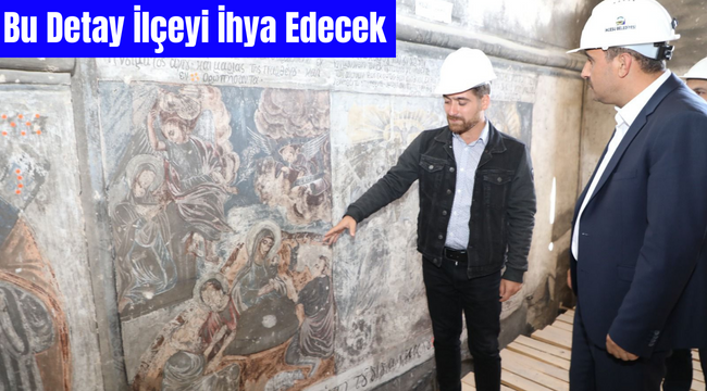 Başkan İlmek, Rum kilisesinde incelemelerde bulundu