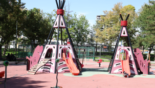 Büyükşehir'den Çocuk Macera Parkları ve Park Mobilyaları