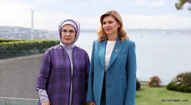 Emine Erdoğan, Ukrayna Devlet Başkanı'nın eşi Zelenska'yı İstanbul'da ağırladı