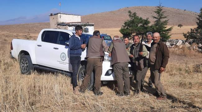 Kayseri'de kaçak avcılara suçüstü 