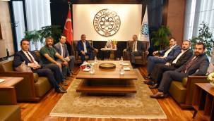 KAYTİD'den KTO Başkanı Gülsoy ve Meclis Başkanı Arslan'a hayırlı olsun ziyareti