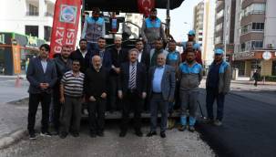 Melikgazi'de kış öncesi asfalt serimi tam gaz devam ediyor