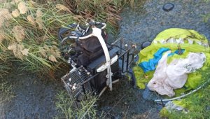 Mersin'deki polisevine saldıran teröristlerin Türkiye'ye gelişte kullandığı paramotora ulaşıldı