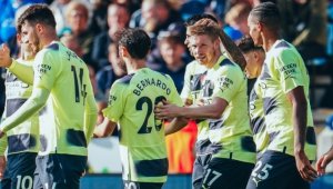 Premier Lig'de Manchester City, Leicester City deplasmanında kazandı