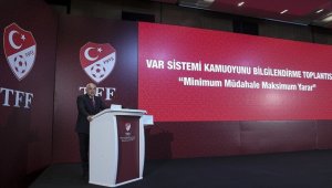 TFF Merkez Hakem Kurulu tarafından VAR Sistemi Kamuoyu Bilgilendirme Toplantısı gerçekleştirildi