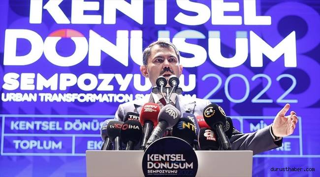 Bakan Kurum: Türkiye'nin dört bir yanında 3 milyon konutumuzu dönüştürdük