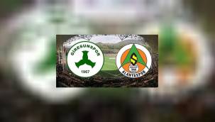Canlı maç izle: Giresunspor - Alanyaspor BEIN SPORT 1 LİNK