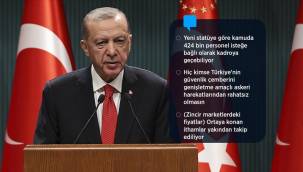 Cumhurbaşkanı Erdoğan: Kamuda 3 yılı dolmuş sözleşmeli personel hemen aday memurluğa geçiş yapabilecek