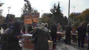 Kayseri’nin SMA hastası miniği Melih Eymen için kermes düzenlendi