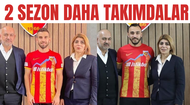 Kayserispor’da Ramazan Civelek ve Gökhan Sazdağı ile sözleşme uzatıldı