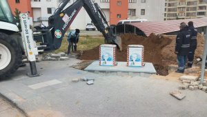 Kocasinan'da yer altı konteyner sayısı 64'e çıktı