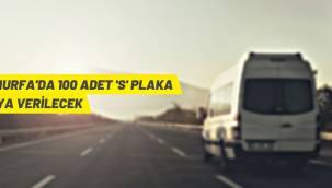 Şanlıurfa Büyükşehir Belediyesi 100 adet S plakayı kiraya verecek