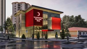 Talas Belediyesi'nin yeni Türk Kızılay binasında son rutuşlar
