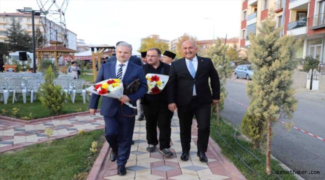 Yahşihan'da Mustafa Abdülcemil Kırımoğlu Parkı açıldı
