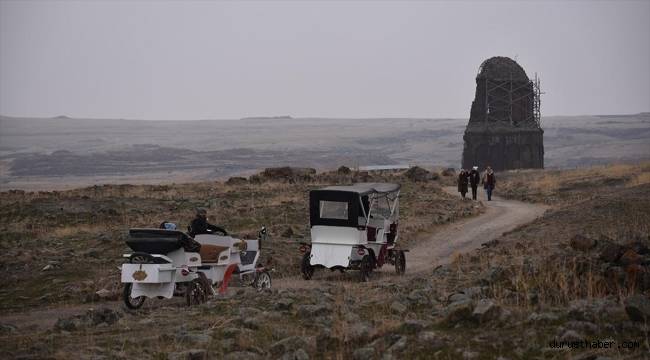Ani Ören Yeri'ni elektrikli faytonla bir yılda yaklaşık 15 bin kişi gezdi