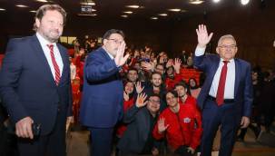 Büyükkılıç ile Çiçek, AGÜ’de Teknofest Gençliğiyle Buluştu