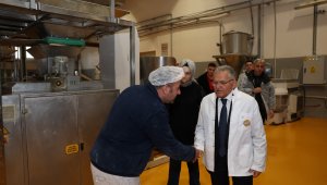 Büyükkılıç Kent Ekmek Fabrikası'nı gezdi
