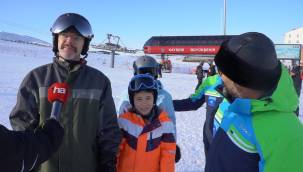  Erciyes Kayak Merkezi’ne turist akını