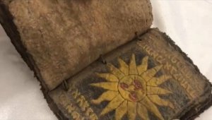 Giresun'da yaklaşık 700 yıllık olduğu değerlendirilen Tevrat ele geçirildi