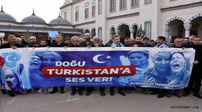 Kırıkkale'de sivil toplum kuruluşlarından Çin'e tepki
