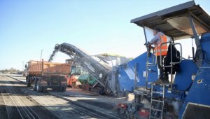 Libya'da yapımını Türk-Libya ortaklığının üstlendiği Trablus-Terhune yolu projesinde ilk kazma vuruldu